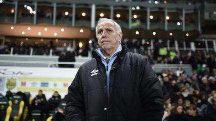 René Girard, le 26 novembre 2016, alors qu'il entraînait le club de Nantes en Ligue 1. (JEAN-SEBASTIEN EVRARD / AFP)