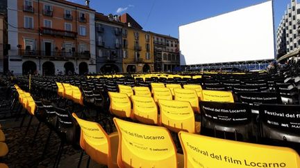 La Piazza Grande de Locarno transformée en cinéma en plein air durant le festival du film
 (GUY Christian/AFP)