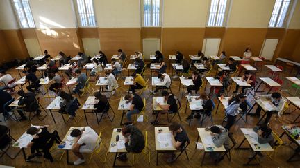 Le baccalauréat 2018 au lycée Pasteur de Strasbourg. (FREDERICK FLORIN / AFP)