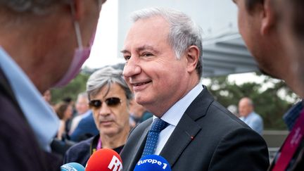 Le maire de Toulouse, Jean-Luc Moudenc, le 13 mai 2022. (ADRIEN NOWAK / HANS LUCAS)