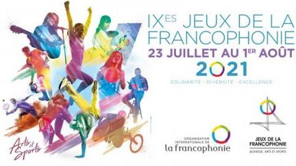 Affiche des IXe Jeux de la Francophonie de 2021 (Capture d'écran)