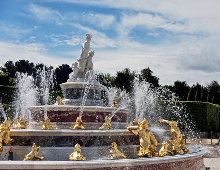 Le bassin de Latone restauré
 (Château de Versailles )