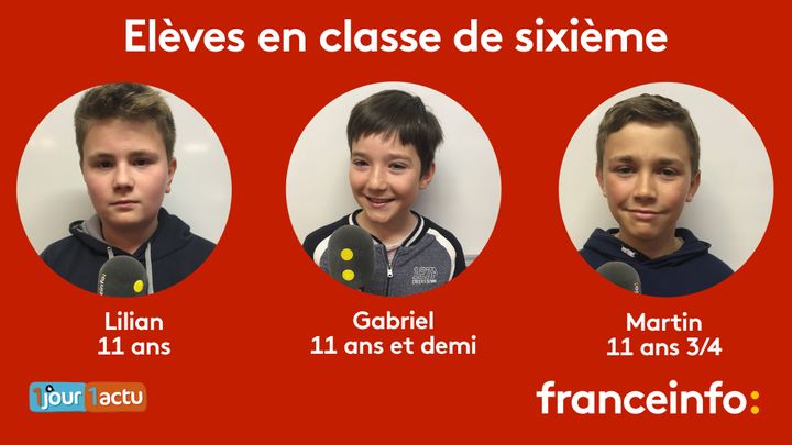 franceinfo junior, une émission en partenariat avec le magazine d'actualités pour enfants 1jour1actu et 1jour1actu.com. (FRANCEINFO / RADIOFRANCE)