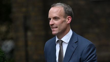 Dominic Raab,&nbsp;ministre britannique de la Justice, à Londres, le 15 septembre 2021. (DANIEL LEAL-OLIVAS / AFP)