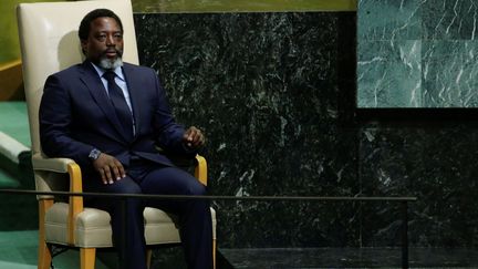 Le président de la RDC, Joseph Kabila Kabange, à New York le 23 septembre 2017. (REUTERS/Eduardo Munoz)