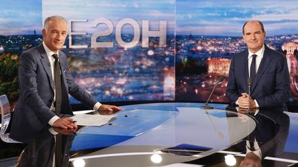 Jean Castex au 20h de TF1, le 21 octobre 2021. (LUDOVIC MARIN / AFP)