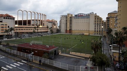 Le stade municipal de Cap-d'Ail (Alpes-Maritimes).&nbsp; (MAXPPP)