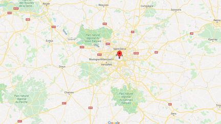 Paris, en Ile-de-France. (GOOGLE MAPS)