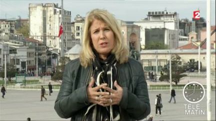 Stéphanie Perez, envoyée spéciale à Istanbul. (FRANCE 2)