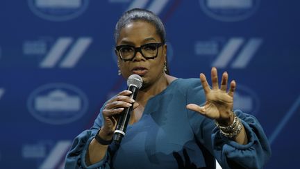 Oprah Winfrey, le 14 juin 2016, à la Maison Blanche, à Washington. (YURI GRIPAS / AFP)