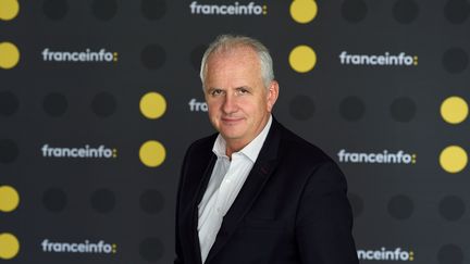 Olivier de Lagarde présente Les informés sur franceinfo. (FRANCEINFO / RADIOFRANCE)