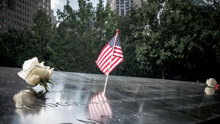 Le mémorial des attentats du 11 septembre 2001, à Manhattan (New York), en septembre 2019.&nbsp; (ARTHUR NICHOLAS ORCHARD / HANS LUCAS / AFP)