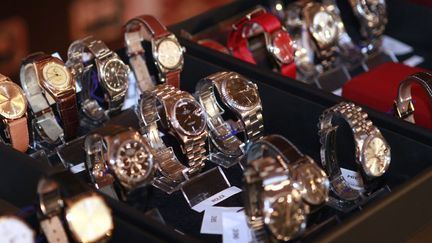 &nbsp; (700.000 euros de montres volées dans le braquage d'une bijouterie à Paris ©maxPPP)