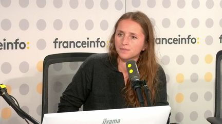 Me Marie Violleau, une des avocates de Rédoine Faïd, le 26 octobre 2023 sur franceinfo. (FRANCEINFO / RADIO FRANCE)