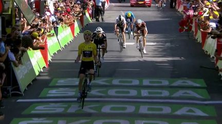 Geraint Thomas s'impose à l'Alpe d'Huez