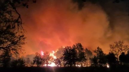 Incendie en Gironde : la météo redoutée par les pompiers (France 3)