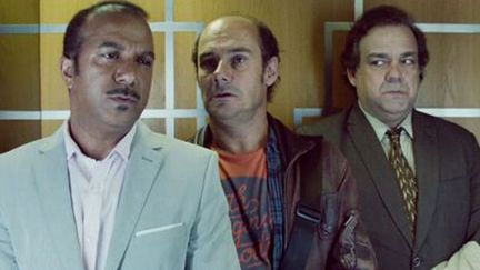 Les Inconnus (Pascal Légitimus, Bernard Campan et Didier Bourdon) dans "Les Trois frères, le retour", qu'ils réalisent et interprètent
 (Wild Bunch Distribution)