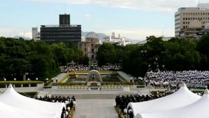 Cérémonie de l'anniversaire d'Hiroshima. (FTV)