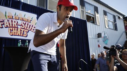 Le candidat Vivek Ramaswamy à la primaire républicaine aux Etats-Unis (CHIP SOMODEVILLA / GETTY IMAGES NORTH AMERICA  / Getty Images via AFP)