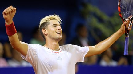 La joie de l'Autrichien Dominic Thiem après sa victoire (STR / AFP)