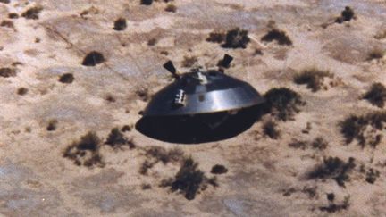 Ovni retrouvé dans le désert du Nouveau-Mexique par l'armée américaine - Photo publiée en 1972 (AFP Photos)