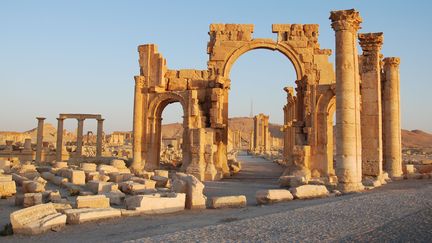 Ruines de temples dans la cité antique de Palmyre (Syrie), ici en juin 2009.
 (Chris Melzer / DPA / AFP)