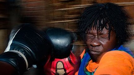 Les boxeuses d’Ouganda (AFP PHOTO/Michele Sibiloni)