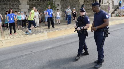 Sécurité renforcée à Paris Plages 2016.
 (Bertrand Guay / AFP)