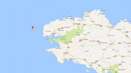 L'île d'Ouessant se trouve à une vingtaine de kilomètres des côtes bretonnes. (GOOGLE MAPS)