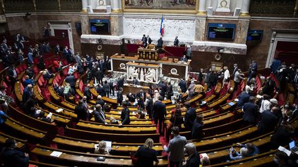 Une vue générale de l'Assemblée nationale.&nbsp; (ALEXIS SCIARD / MAXPPP)