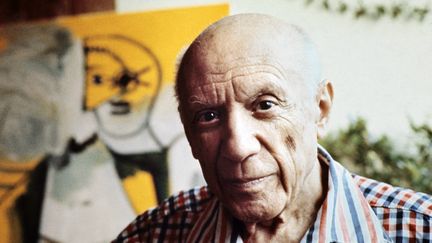 L'artiste Pablo Picasso en octobre 1971 à Mougins en France (RALPH GATTI / AFP)