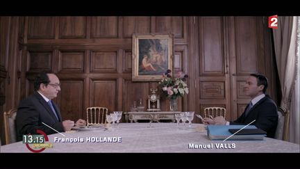 VIDEO. "13h15". Les Verbatims : quand François Hollande déjeune avec Manuel Valls après son "Je me prépare"
