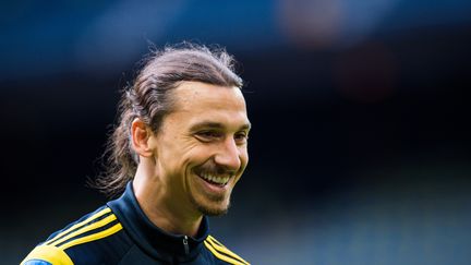 Zlatan Ibrahimovic s'est entraîné normalement avec sa sélection hier après-midi. (JONATHAN NACKSTRAND / AFP)