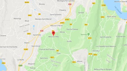 Héry-sur-Alby, en Haute-Savoie. (GOOGLE MAPS)