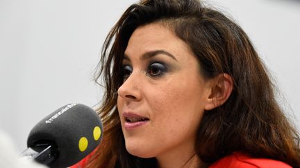 Martion Bartoli pendant un conférence de presse à la Fédération française de tennis à Paris le 20 décembre 2017. (BERTRAND GUAY / AFP)