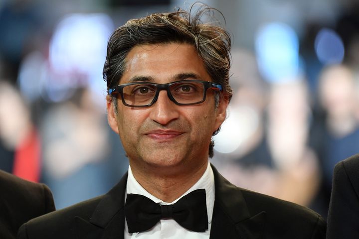 Asif Kapadia&nbsp;à Cannes en mai 2019 lors de la présentation du documentaire consacré à Diego Maradona. (ALBERTO PIZZOLI / AFP)