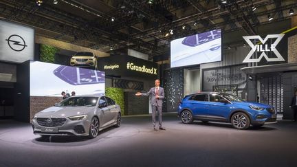 Le Salon de Francfort, une aubaine pour le "local" de l'étape, Opel, ici en 2017. (OPEL pour FRANCE INFO)