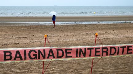 La plage de Trouville-sur-Mer (Calvados), le 2 août 2021. Image d'illustration. (JOEL SAGET / AFP)