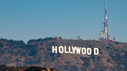 Le panneau Hollywood, en Californie, le 12 mars 2018. (KONRAD K./ SIPA / SIPA)