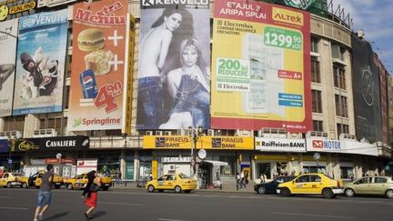 Le centre de Bucarest, en Roumanie. (DESCAMPS Simon / hemis.fr )