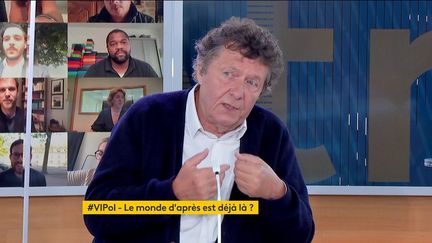 Le sociologue Jean Viard, invité de "Votre instant politique" sur la chaîne franceinfo, le 29 juin 2021. (FRANCEINFO)