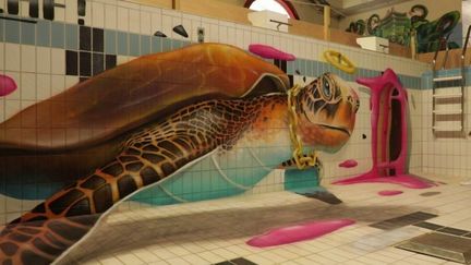 Culture : des artistes de street art investissent une piscine de la Somme