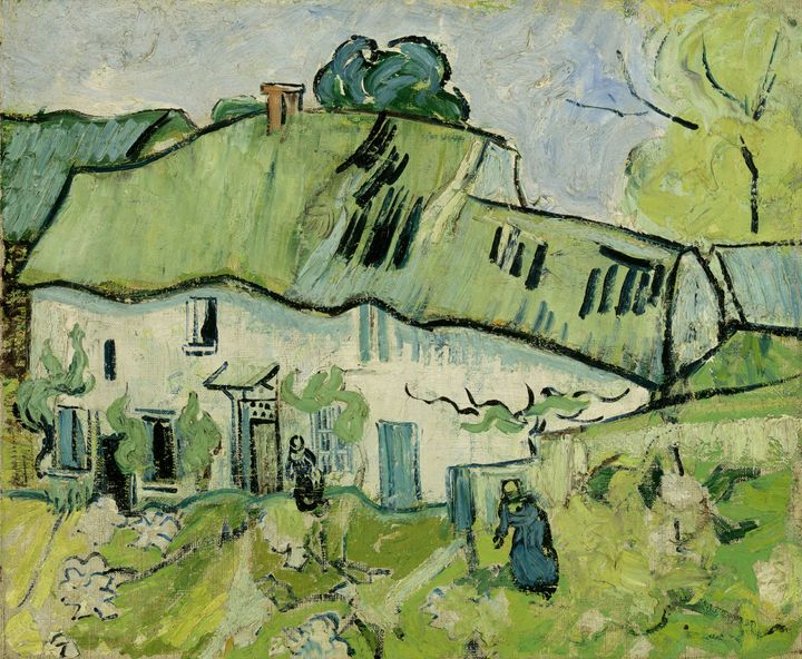 Vincent Van Gogh, "Fermes avec personnages, Auvers-sur-Oise", mai-juin 1890, Amsterdam, Van Gogh Museum (Photo : © Van Gogh Museum, Amsterdam (Vincent van Gogh Foundation))