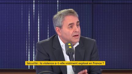 Xavier Bertrand, président de la région Hauts-de-France, était l'invité du "8h30 franceinfo" le jeudi 6 février 2020. (FRANCEINFO / RADIOFRANCE)