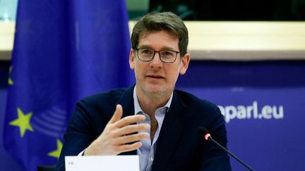 Pascal Canfin, président de la commission environnement et santé publique au Parlement européen,&nbsp;le 15 mars 2021. (ARIS OIKONOMOU / AFP)