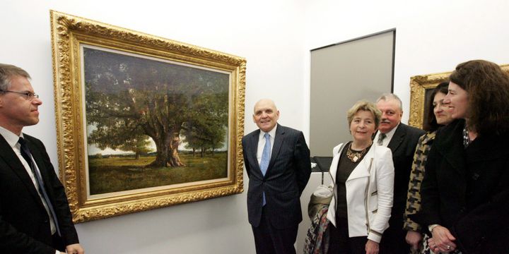 Mars 2013 : "Le Chêne de Flagey" de Gustave Coubet est racheté en partie grâce aux dons de particuliers.
 (Photopqr / L&#039;Est Républicain)