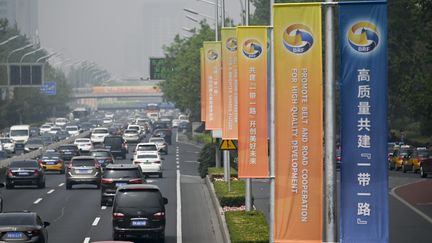 La Chine organise pendant du 25 au 17 avril 2019 le sommet "Initiative de la ceinture et de la route"&nbsp;à Pékin. (WANG ZHAO / AFP)