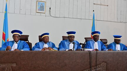 La Cour constitutionnelle de la République démocratique du Congo, le 15 janvier 2019 à Kinshasa.&nbsp; (TONY KARUMBA / AFP)