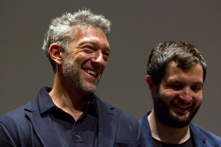 Vincent Cassel et Karim Leklou à Cannes le 12 mai 2018
