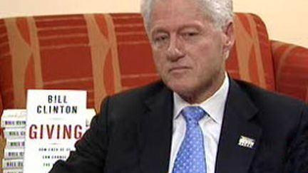 L'ancien président américain Bill Clinton, interviewé par France 2 (France 2)